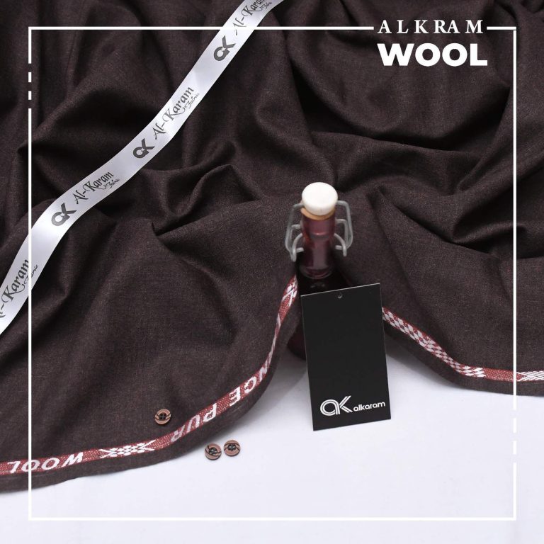 Alkaram Men Wool Unstitched Suit