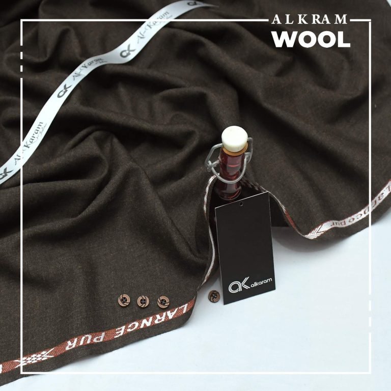 Alkaram Men Wool Unstitched Suit