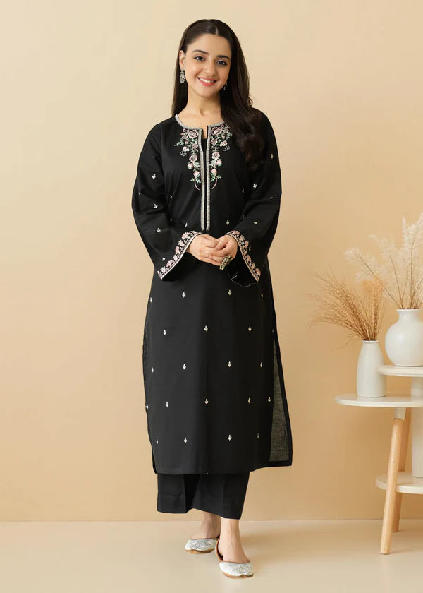 Unstitched Embroidered Lawn – 2 PC