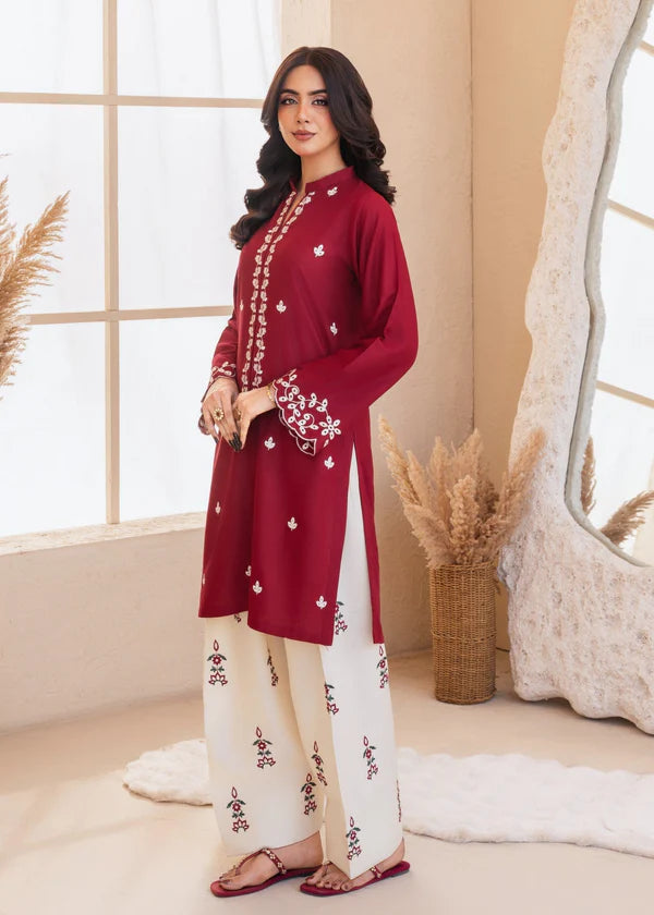 Unstitched Embroidered Lawn – 2 PC