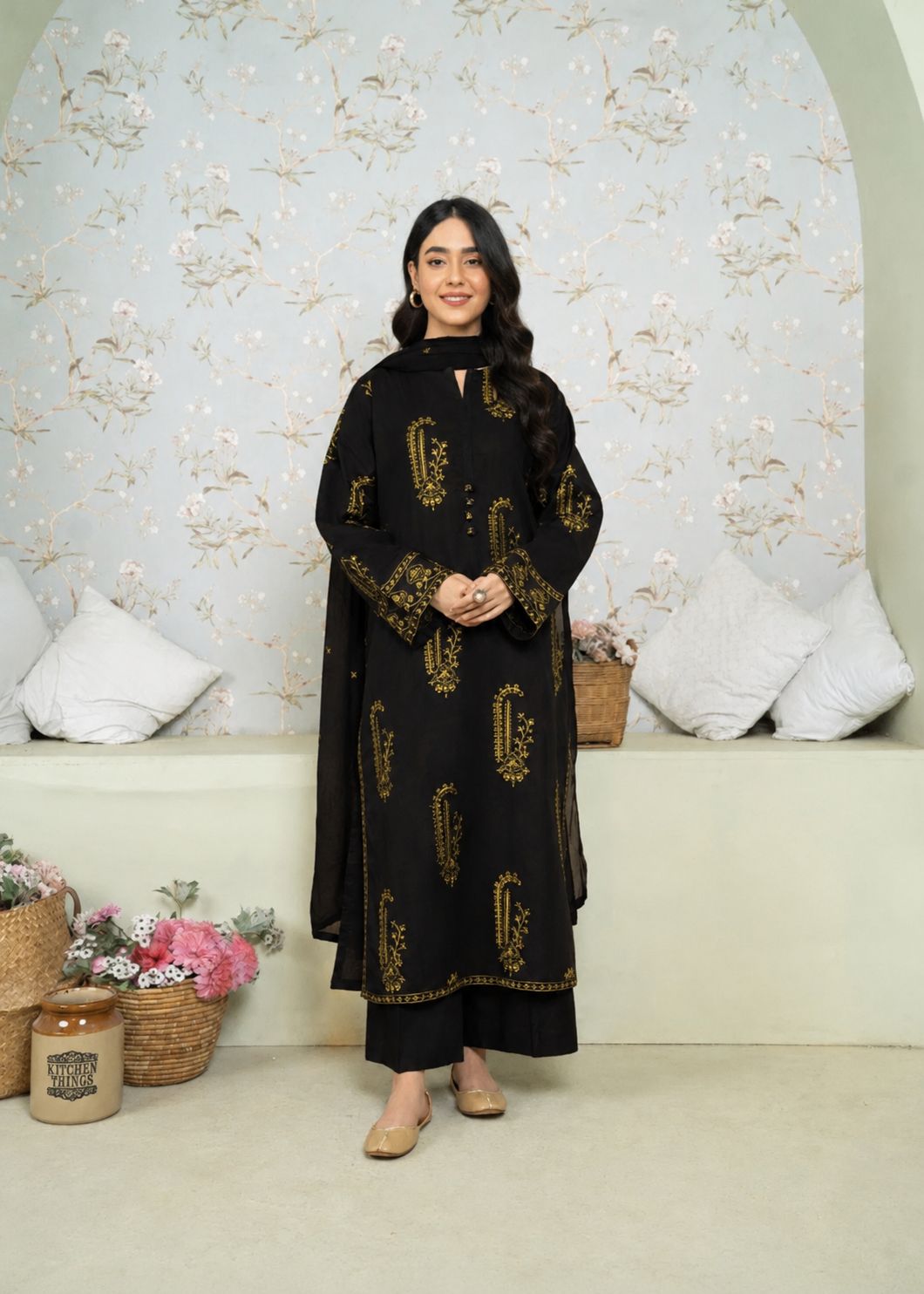 Unstitched Embroidered Lawn 3 - PC
