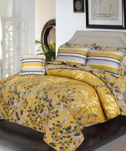 Cotton Salonica Comforter Set King Size 7 Pieces