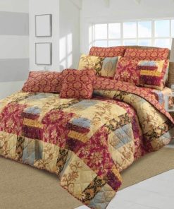 Cotton Salonica Comforter Set King Size 7 Pieces