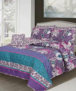 Cotton Salonica Comforter Set King Size 7 Pieces