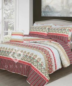 Cotton Salonica Comforter Set King Size 7 Pieces