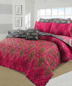 Cotton Salonica Comforter Set King Size 7 Pieces
