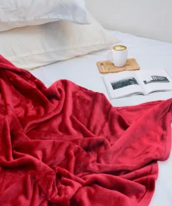 FLEECE BLANKET RED