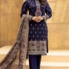 bareeze embroidered dhanak suit