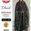 bareeze embroidered dhanak suit