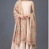 bareeze embroidered dhanak suit