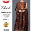 bareeze embroidered dhanak suit