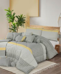 Diamond Plus Comforter Quilt Set 14 PCS
