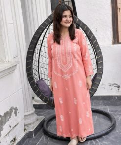 Unstitched Embroidered Lawn - 2 Piece