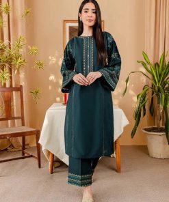 Unstitched Embroidered Lawn - 2 Piece