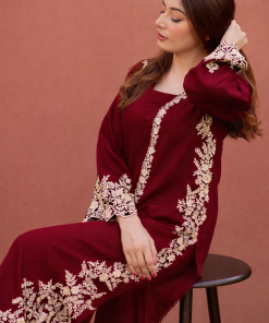 Unstitched Embroidered Lawn - 2 Piece