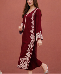 Unstitched Embroidered Lawn - 2 Piece