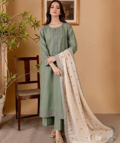 Unstitched Embroidered Lawn - 3 Piece
